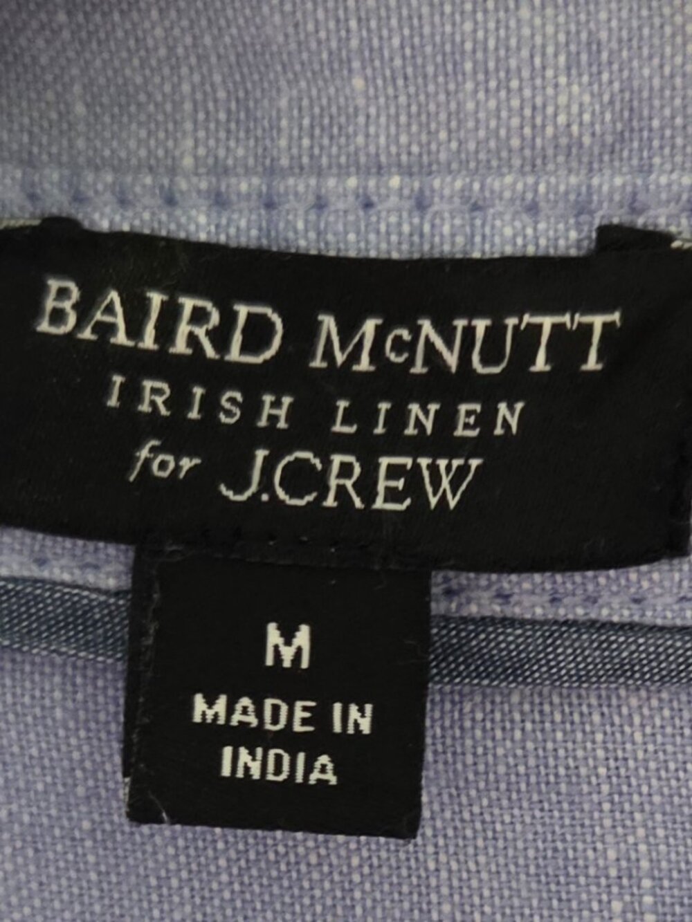 J. Crew Relaxed-fit Short-sleeve Blue Baird McNutt Irish Linen Shirtdress M - Picture 6 of 12